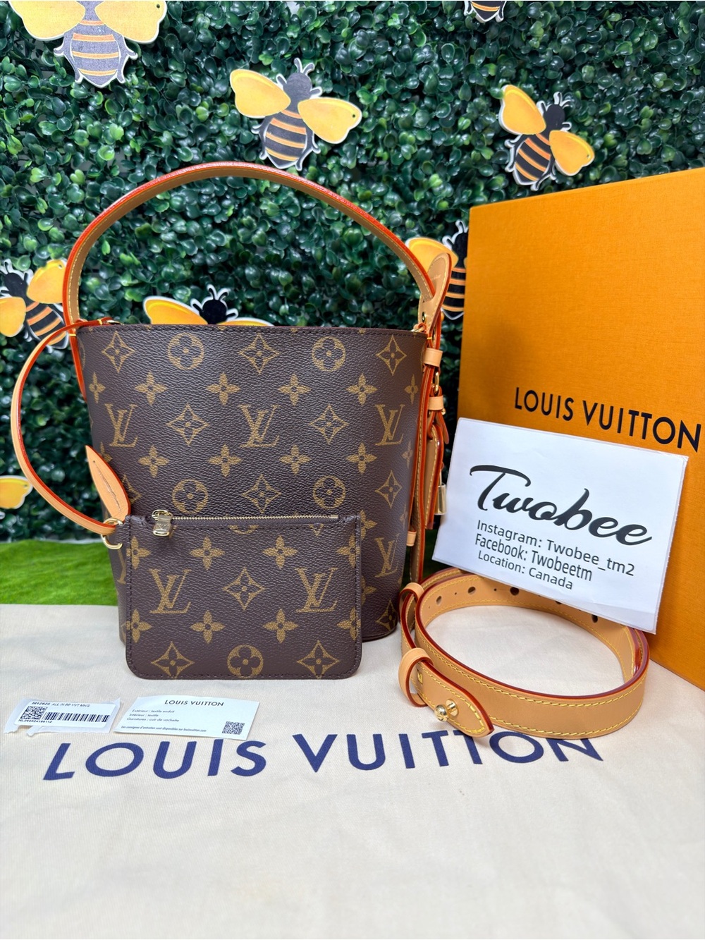 Authentic LV ALL IN BB Monogram